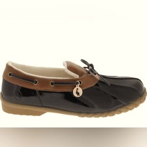 Sporto Duck Co. Patty Loafers Black & Brown Shoes W/ Inner Lining